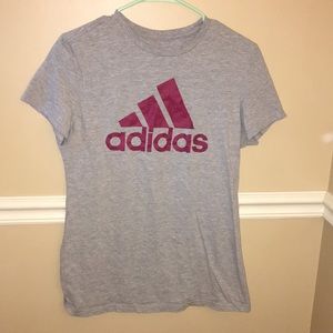 Gray adidas t-shirt
